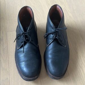 Johnston & Murphy Black Chukka Boots Leather Classic